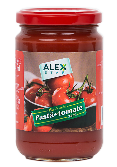 Alex Star Pastă de tomate 24% 314 ml 310 g